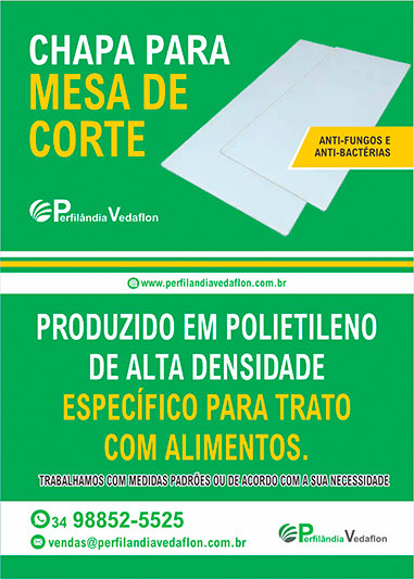 Chapa para mesa de corte